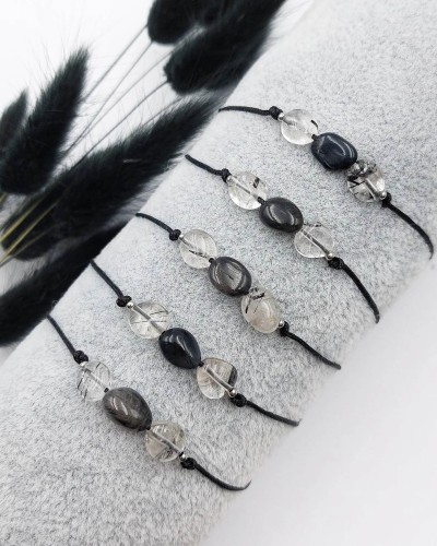 Bransoletka afirmacyjna ochrona turmalin kryształ górski.jpg